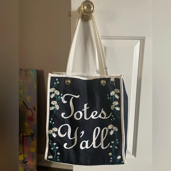 Draper James Totes Y’All Totebag - Picture 1 of 6